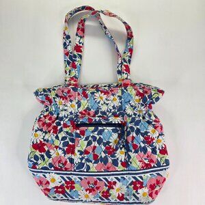Vera Bradley Summer Cottage Large Shoulder / Tote Bag RETIRED pattern